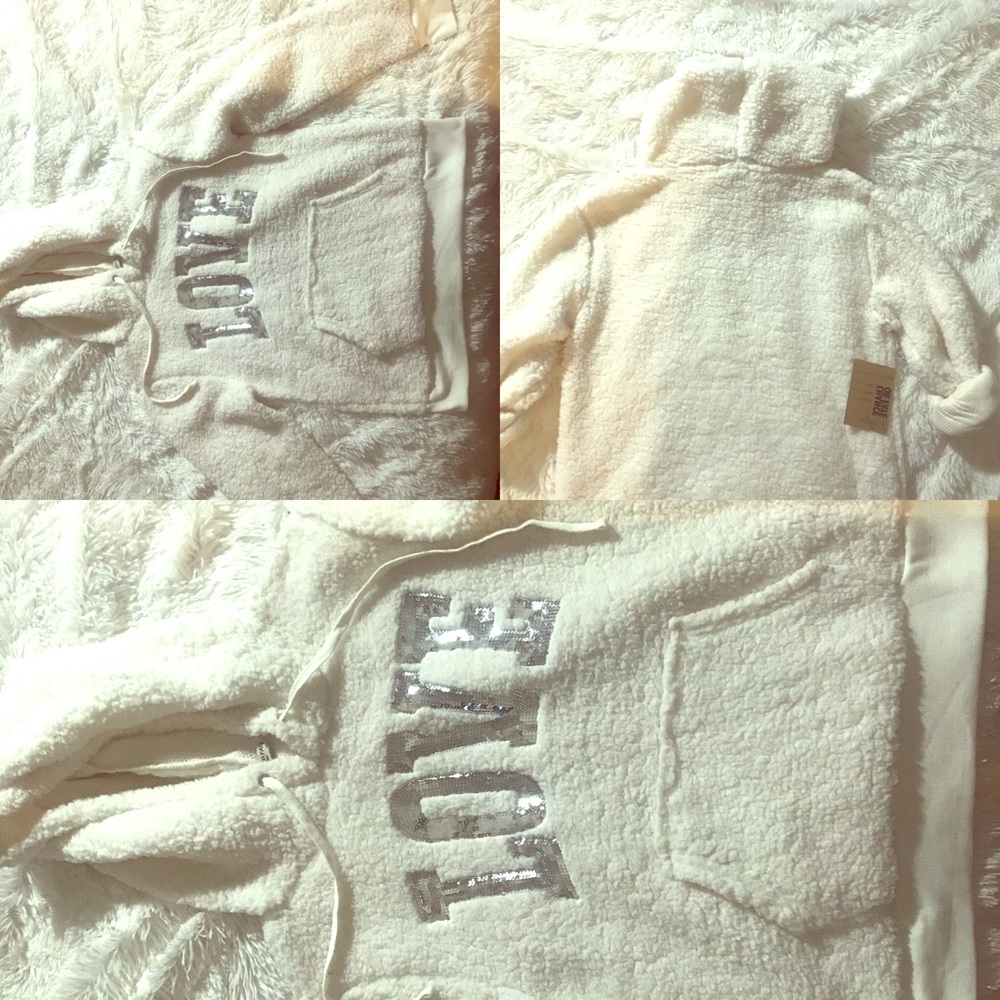 Chance or fate Sherpa Love hooded sweater